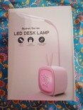 Настільна LED-Лампа Рожевий колір, фото №2