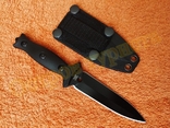 Нож обоюдоострый тактический Hunter с стеклобоем пластиковым чехлом, фото №4