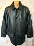 Потужна чоловіча шкіряна куртка CIRO CITTERIO p-p XL, фото №2