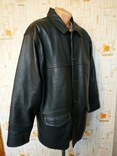 Потужна чоловіча шкіряна куртка CIRO CITTERIO p-p XL, фото №3