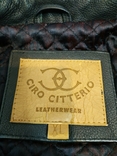 Потужна чоловіча шкіряна куртка CIRO CITTERIO p-p XL, фото №10