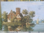 Гобелен Картина Голландия Замок на берегу 95,5х53,5 см, фото №3
