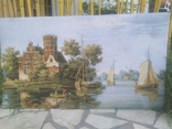 Гобелен Картина Голландия Замок на берегу 95,5х53,5 см, фото №5