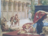 Гобелен Большая Картина Царица Клеопатра 130,5х72,5 см, фото №5
