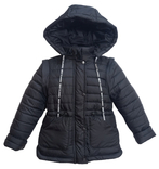 Дитяча куртка жилетка Naomi чорна 140 ріст 1002f140, фото №2