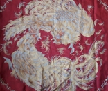 Поединок персидских птиц(огненных петухов), платок оригинальный Ferre - 85x85 см., фото №10