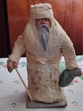 Древній Дід Мороз. 18 см (вата, пап'є-маше). СРСР, фото №2