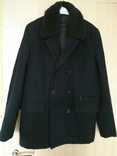 Чоловіче пальто кашемірове ZARA, зима, розмір 48, numer zdjęcia 2