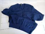 Мужской пуловер, Чоловічий пуловер темно синій HUGO BOSS, фото №2