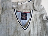 Мужской пуловер, Чоловічий пуловер Fabiani XL сірий, numer zdjęcia 7