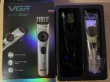 Акумуляторна машинка для стрижки волосся VGR V-031, фото №2