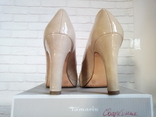 Жіночі туфлі бежеві, кремові, розмір 37 Tamaris стан як нові, фото №6