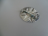 Старинная серебряная брошь "Знак зодиака в восьмиконечной звезде"., фото №4