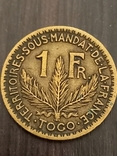 Того 1 франк 1924 года, фото №3