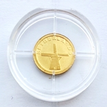 Золотая монета 12 долларов. 999 проба. Нидерланды. Либерия. 2008, фото №2