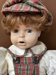 Коллекционная сидячая кукла Gilde, 44см,Germany, фото №4