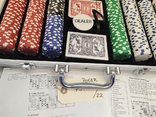 Набір для покеру в кейсі з інструкціями , новий., фото №8