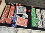 Набір для покеру в кейсі з інструкціями , новий., фото №9