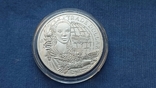 1 фунт 2023 Великобритания серебро 999, Торговый Доллар, фото №2