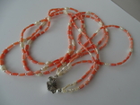 Ожерелье из натурального коралла и жемчуга., фото №4