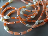 Ожерелье из натурального коралла и жемчуга., фото №13