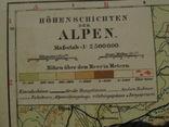 Альпы, 1901 г, 242х395 мм, атлас Meyer., фото №4