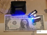 Карманный микроскоп MG 9882 60X с LED и ультрафиолетовой подсветкой, фото №2