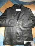 Легенька шкіряна чоловіча куртка- піджак Jefry West. Італія. 52р. Лот 1093, фото №8