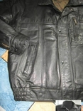 Крута шкіряна чоловіча куртка- бомбер CLASSIC LEATHER, C&amp;A. 62р. Лот 1095, фото №6