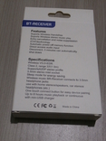 Адаптер автомобільний AUX Bluetooth X6 3.5мм Audio Stereo TF-card, фото №4