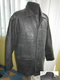 Велика шкіряна чоловіча куртка TRAPPER. 64р. Лот 1105, фото №3