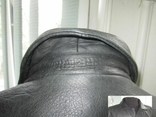 Велика шкіряна чоловіча куртка TRAPPER. 64р. Лот 1105, фото №8