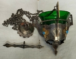 Серебряная лампада в полном комплекте, 84 пр. вес 492г, фото №5