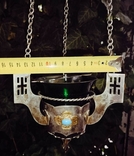  Серебряная лампада в полном комплекте, 84 пр. вес 492г, фото №10
