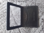 Обкладинка на ID паспорт автодокументи права Grande Pelle 100х70х10 глянцева шкіра шоколад, фото №8