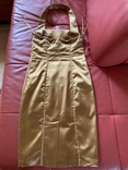 Нарядное золотое платье BGN, фото №5