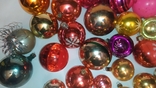 Лот, 32шт Стеклянные елочные игрушки, шары, СССР, фото №6