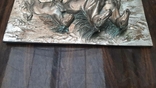 Рельфная Картина "Лошади" Автор Cristian R Arg.925 размер 44,5/28,5 см., фото №11