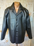 Нова шкіряна чоловіча утеплена куртка MATINEE p-p L, фото №2
