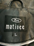Нова шкіряна чоловіча утеплена куртка MATINEE p-p L, фото №9