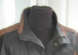 Фірмова шкіряна чоловіча куртка - бомбер MADDOX. 64р. Лот 1101, фото №11
