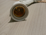 Світильник з шнуром на 2,1 м та вимикачем 220В, фото №4