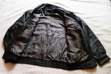 Большая кожаная мужская куртка ECHTES LEDER. Лот 618, фото №4