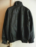 Большая кожаная мужская куртка ECHTES LEDER. Лот 618, фото №8
