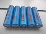 Акумулятори Li-Ion, тип18650, колір синій, 5шт., photo number 2