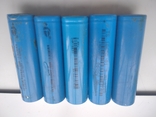 Акумулятори Li-Ion, тип18650, колір синій, 5шт., фото №5