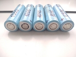 Акумулятори Li-Ion, тип18650, колір світло-синій, 5шт., фото №3
