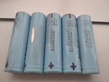 Акумулятори Li-Ion, тип18650, колір світло-синій, 5шт., фото №5