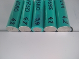 Акумулятори Li-Ion, тип18650, колір сіро-блакитний, 5шт., фото №4