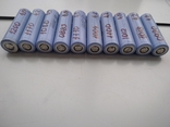 Акумулятори Li-Ion,тип18650,колір сіро-блакитний,10шт., фото №3